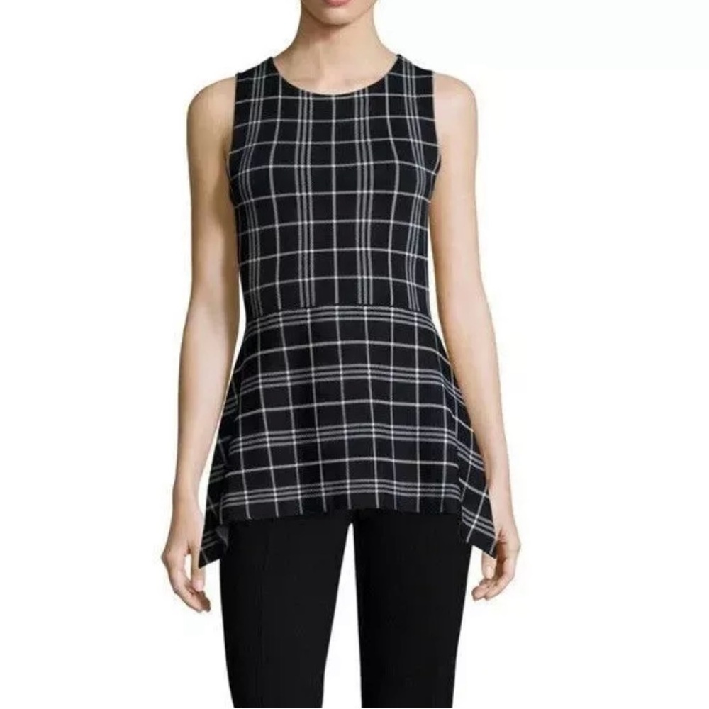 Theory Kalora Lustrate Peplum Top Size Small